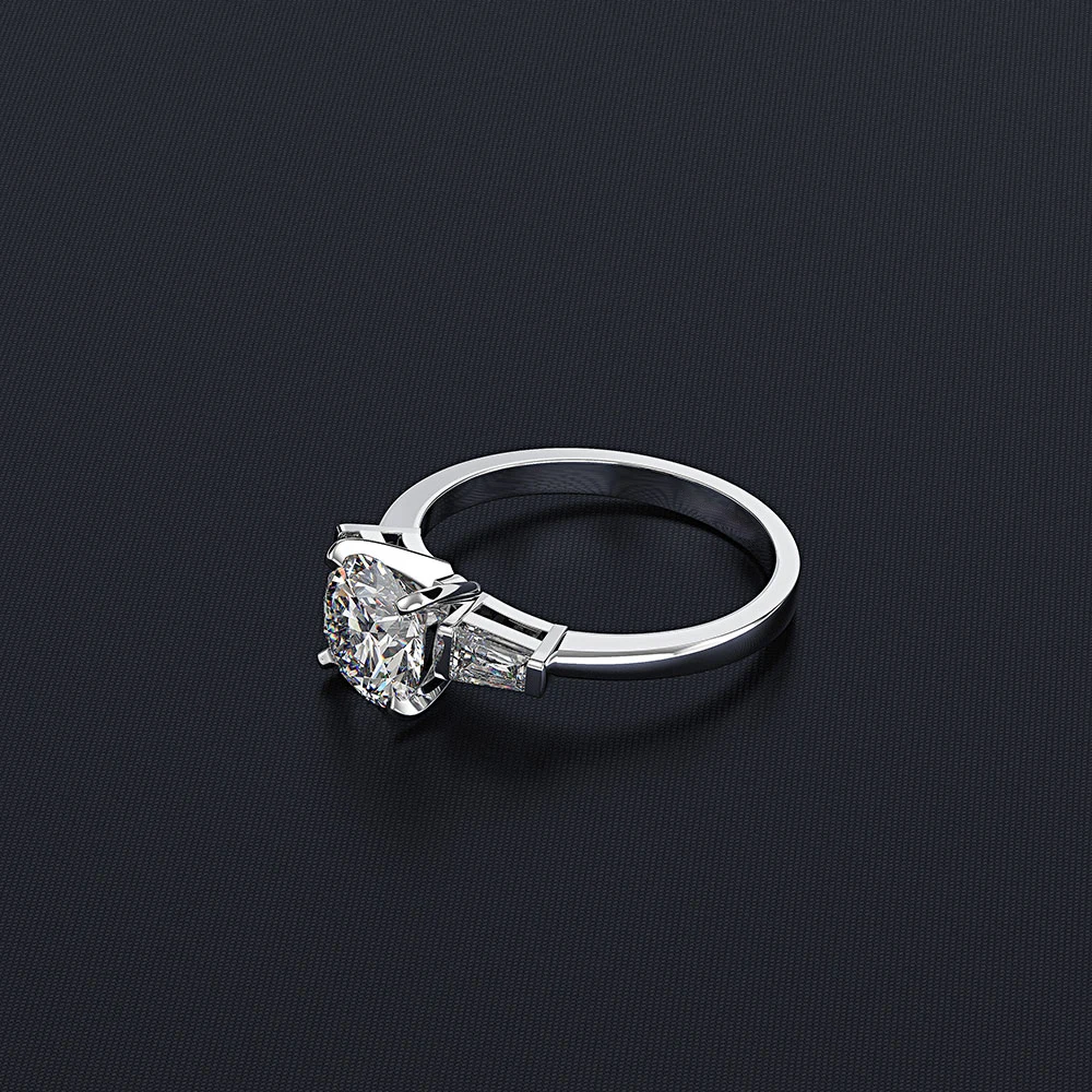 Wong Rain Винтаж стерлингового серебра 925 искусственный муассанит драгоценный камень свадебное обручальное женское кольцо ювелирных изделий