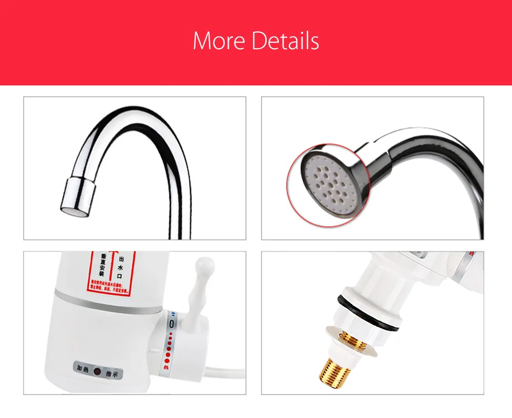 GZU ZM - C1 Instant Electric Hot Water Heater Faucet Kitchen Heating Tap