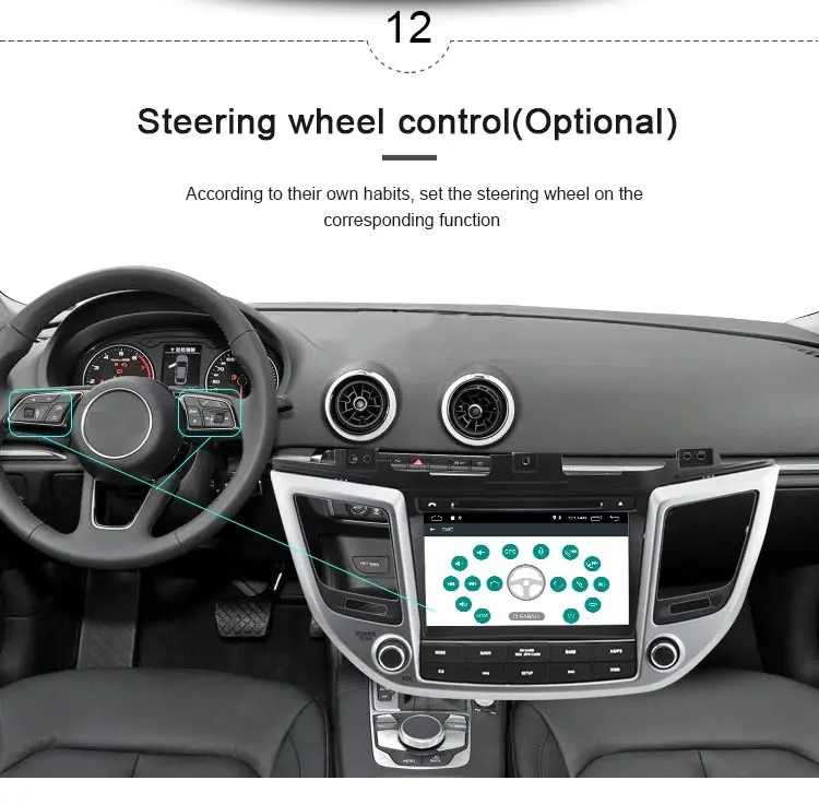 Top JDASTON Android 9.1 Car DVD Player For Hyundai Tucson/IX35 2015 2016 2017 Multimedia GPS Navigation 2 Din Car Radio Audio WIFI 13