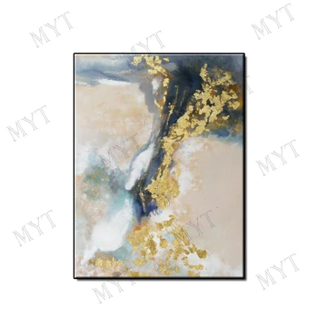 

POP Fashion gilding Wall decor on canvas Hand-painted Abstract Oil Painting acrylic picture for living room home decor unframed