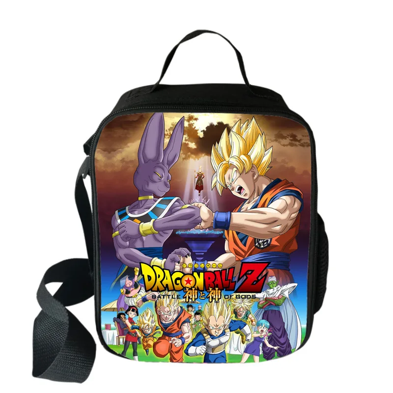 New Arrivals Cartoon Dragon Ball Children Lunch Bag for Kids Food Box Super Saiyan Sun Goku Boys Portable Cooler Picnic School