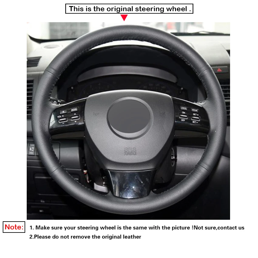 LQTENLEO черный из натуральной кожи DIY автомобиля Руль Обложка для Mazda 6 2009 2010 Mazda 8 2011- Mazda CX-9 CX9 2007-2011