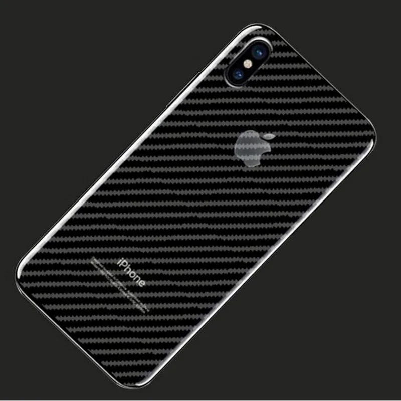 5 шт. защитная пленка из углеродного волокна для iphone XR XS X Max|Защитные стёкла и