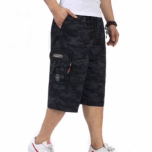 Большие размеры 3XL 4XL мужские камуфляжные шорты летнее платье 35