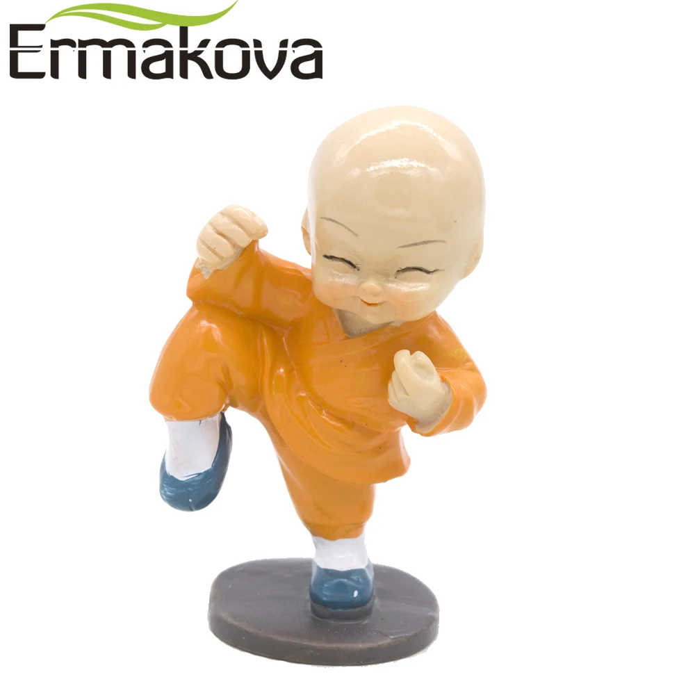 ERMAKOVA 1 аппликации маленький монах фигурка кунг фу Статуя Форма для боевых