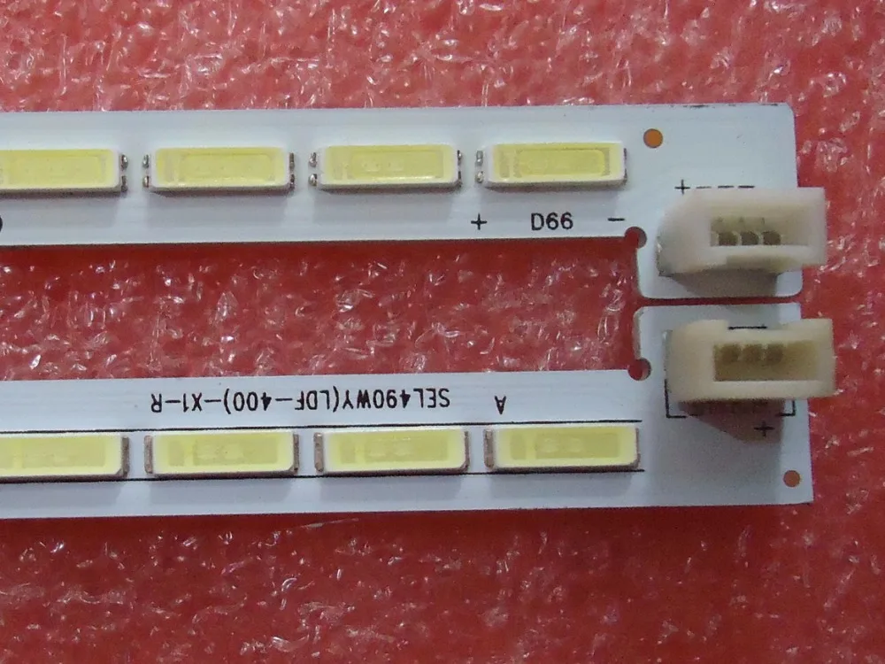 

540mm LED Backlight strip 66leds for Skyworth 49inch Tv E49B6720-01A L R type SEL490WY-LD0-500 Screen SEL490WY(LD0-410)
