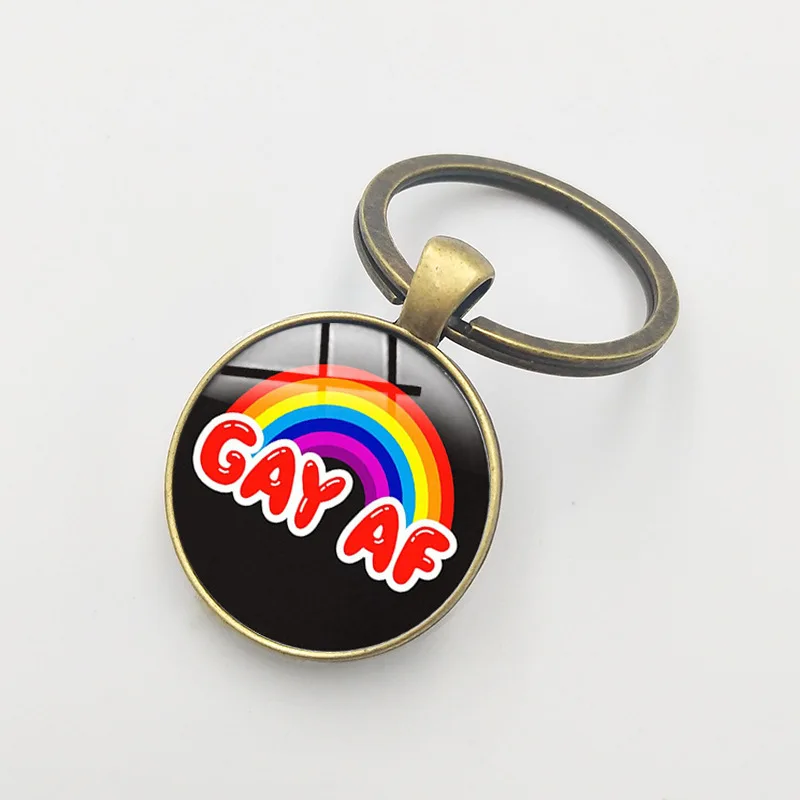 AKTAP LGBT Couples Puzzle Piece Keychains Were Like Puzzle Pieces That Fit Together Perfectly Rainbow Jewelry Lesbian Pride Gift for Her