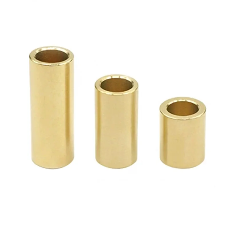 2Pcs M3 M5 M6 Brass Powder metallurgy Self lubrication Bearing Copper sets nut sleeve OD 6mm-10mm Length 6mm-12mm
