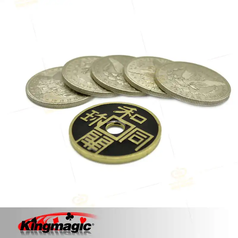 

SICK by Ponta The Smith DVD & 6 Coins Ancient Coins Magic Props Magic Tricks