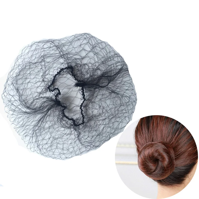 Мода 10 шт. женский парик, кепка, надувные сети для волос, Невидимая сетка для волос, Эластичные аксессуары для волос, черные инструменты для причесок
