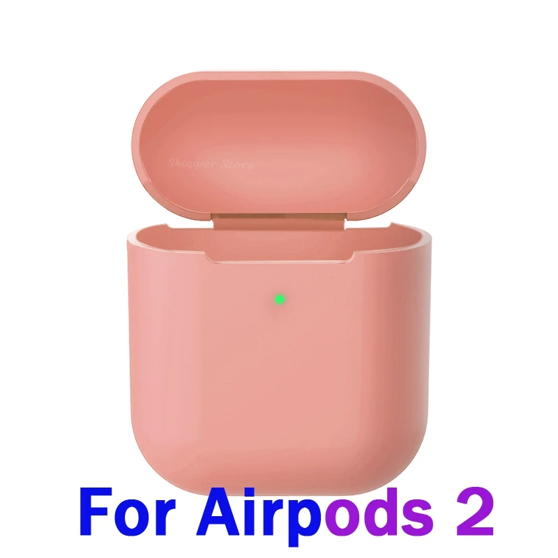 Мягкие силиконовые чехлы для наушников для Airpods 2, защитный чехол для наушников, защитный чехол для Airpods 1 2nd - Цвет: 12