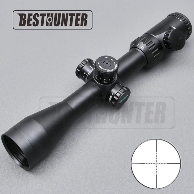 Cheap Weaver 2.5-10X44 Tactical Optical Riflescope Hunting Scope Front Sight For Airsoft Sniper Rifle Lens Rifle With Free Scope Mount