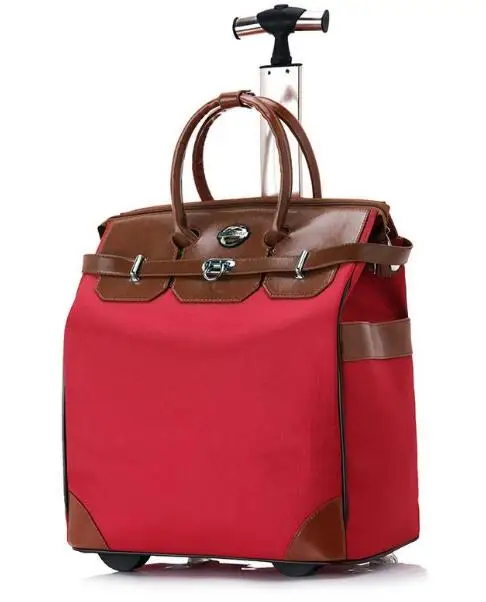 

Luggage portable trolley travel backpack travel bag with wheels women Handbag lightweight large capacity suitcase Carry-on bags