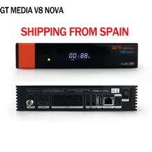 Gtmedia V8 NOVA такая же, как и FREE SAT V9 супер DVB-S2 встроенный wifi Поддержка AVS+. 265 спутниковый приемник с учётной записью