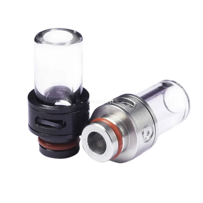 Длинный мундштук из нержавеющей стали Pyrex Glass 510 сменный для Taifun GT3 GT III/obs cube