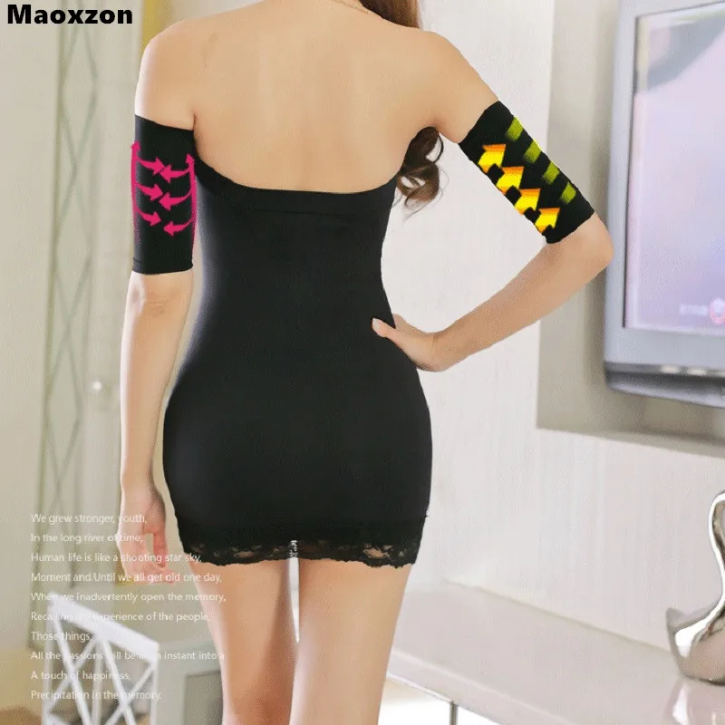

Maoxzon Womens Arm Warmers Powerful Arms Shapers Beam Control Arm Sculpting Upper Thin Slimming Stovepipe Keep Type Shaping Arms