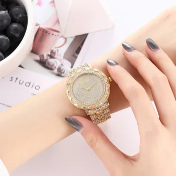 

Horloge Dames Women Watches Top Brand 2019 Hot Sale Luxury Crystal Watch Fashion Ladies Watch Quartz Female Wristwatch Reloj