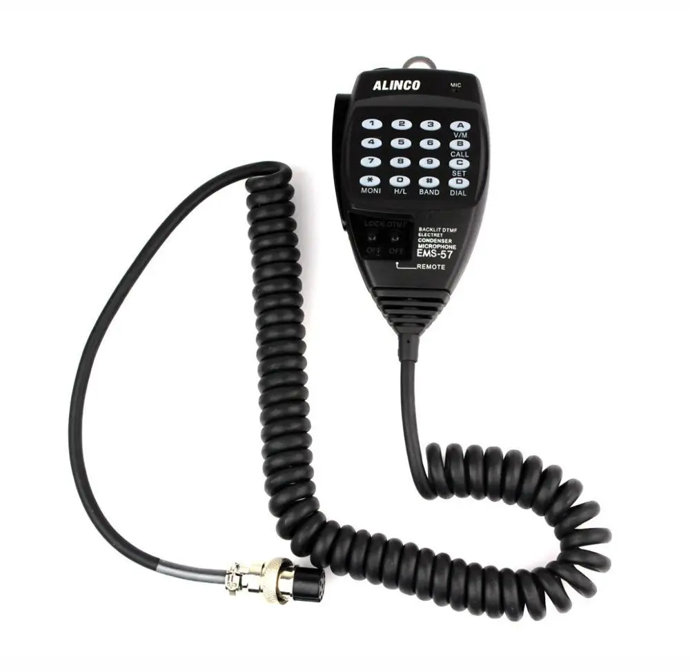 EMS 57 ручной 8 контактный микрофон для динамика с клавиатурой DTMF радиоприемника