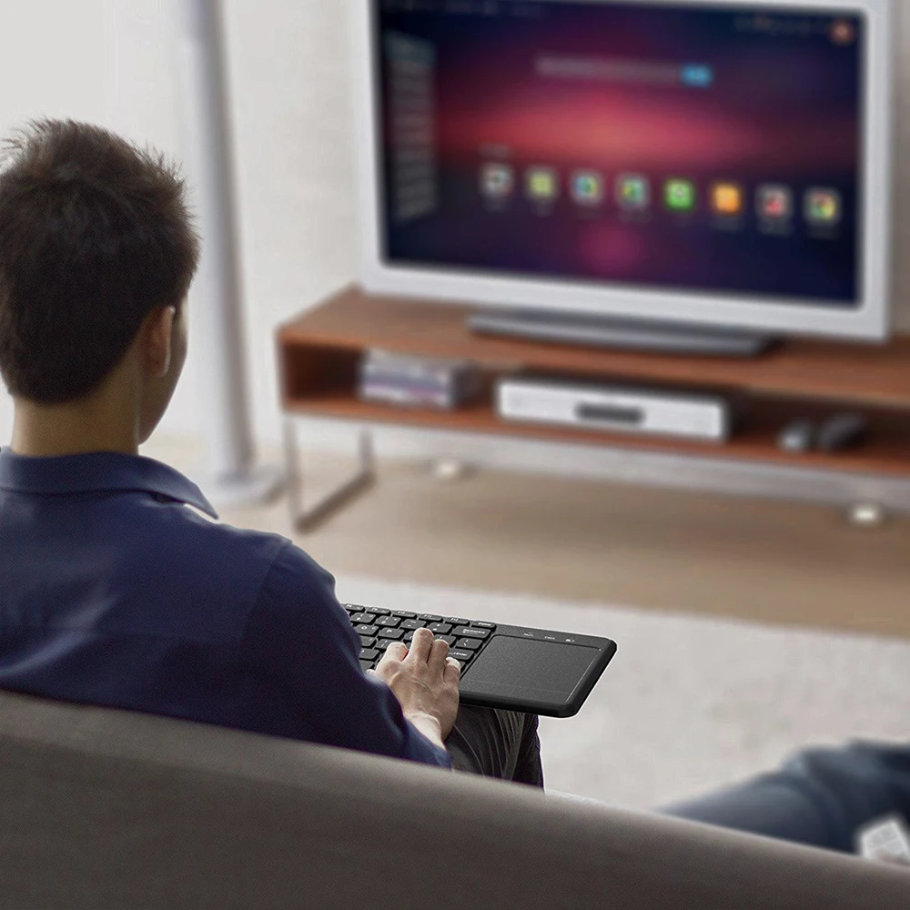 Беспроводная сенсорная клавиатура zienstar2.4ггц для Windows ПК ноутбуков ios pad Smart TV HTPC IP