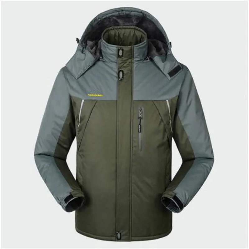 

2018 Winter Men's Coats Warm Thick Male Jackets Padded Casual Hooded Parkas Men Overcoats Mens Brand Clothing M-9XL ML057