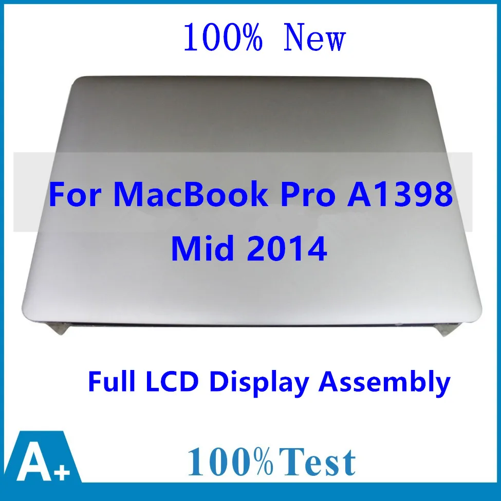 

New Genuine Full LCD Display Panel Retina Screen Assembly For Apple MacBook Pro 15" A1398 Late 2013 EMC 2674 Mid 2014 EMC 2881