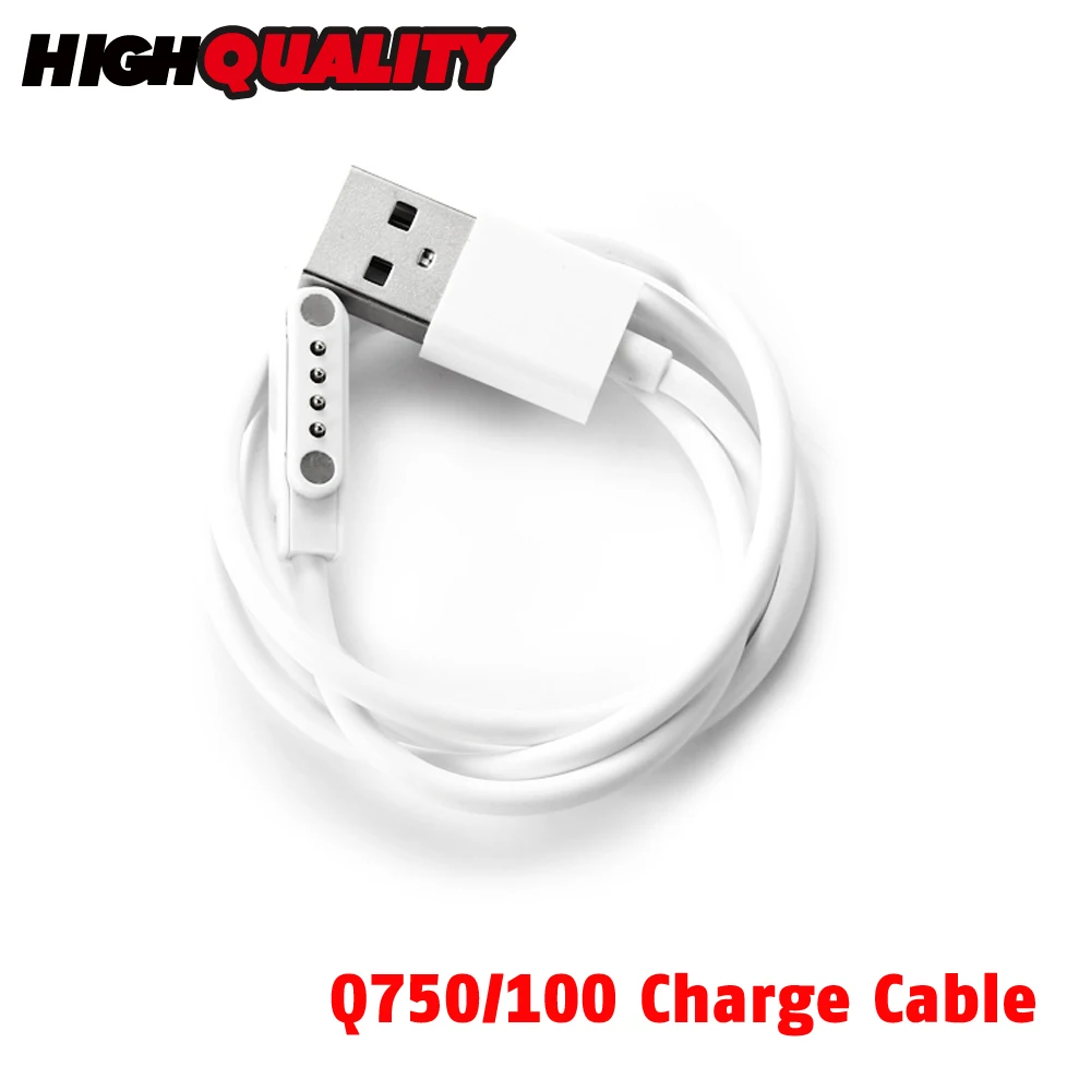 Q750 Q100 зарядный кабель Магнитный для зарядки USB разъем смарт часов Q100|usb smart watch|magnetic