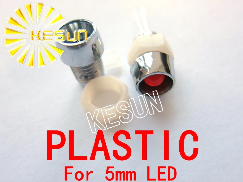 

20PCS x 3mm 5mm Plastic LED Holder Socket for F3 F5 LED Diodes