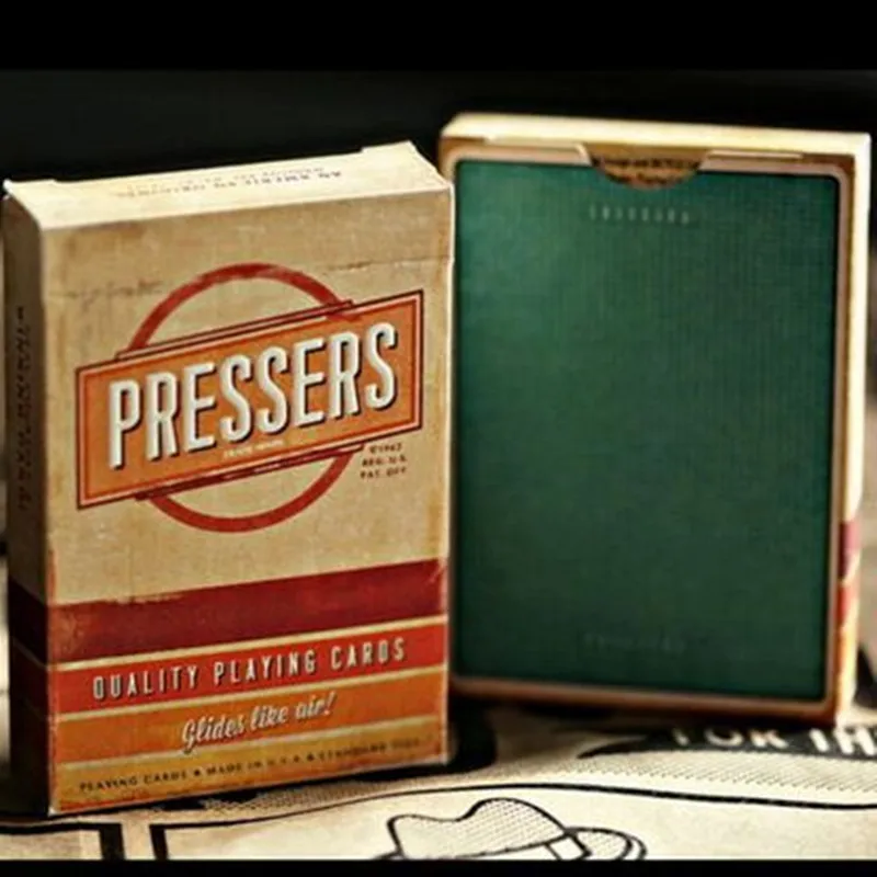 

Pressers Deck Ellusionist Magic Playing Cards New Sealed High Quality Retro Collectible Poker Magic Deck 1pcs Magic Props