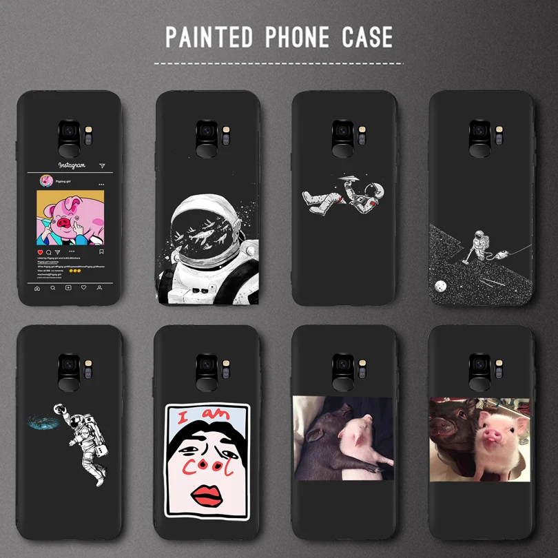 

Modern Art Simple Line Hand Rose Girl Soft Silicon Case For Samsung Galaxy S8 S9 S10 Plus Phone Cover Case For Galaxy S9Plus