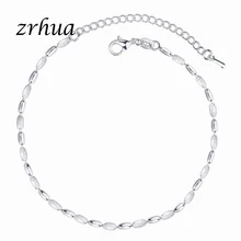 ZRHUA 3 вида стилей, 925 серебряные ювелирные изделия, серебряные ювелирные изделия, браслет, модный, высокое качество, опт и розница, женские браслеты-цепочки