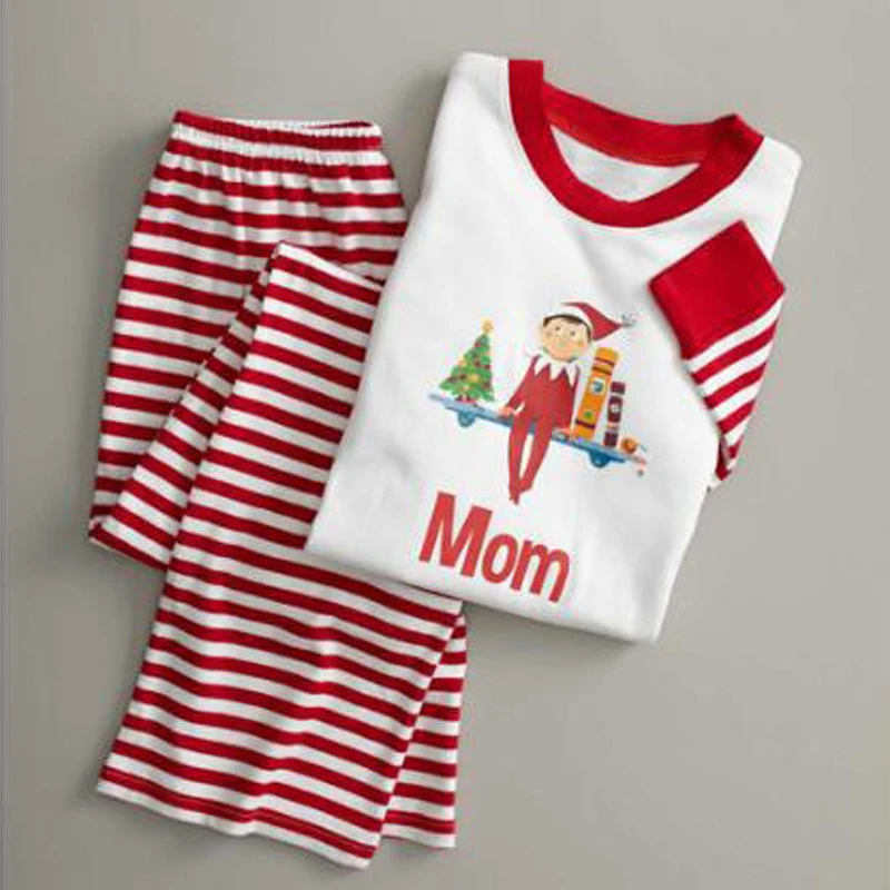 HIRIGIN/семейные рождественские пижамы Одинаковая одежда для семьи одинаковые комплекты для мамы и дочки, г., для папы и сына, для нового года, Семейные комплекты