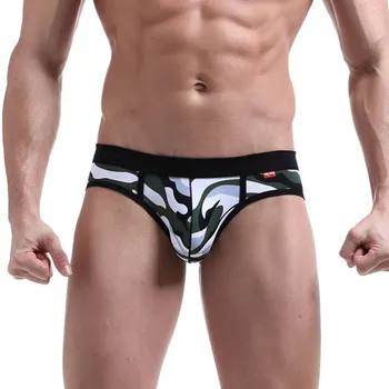 

Fashion Mens Underwear Bulge Camouflage Men's Briefs Sexy Men Underwear Men's Breathable Comfortable Briefs Men Panties
