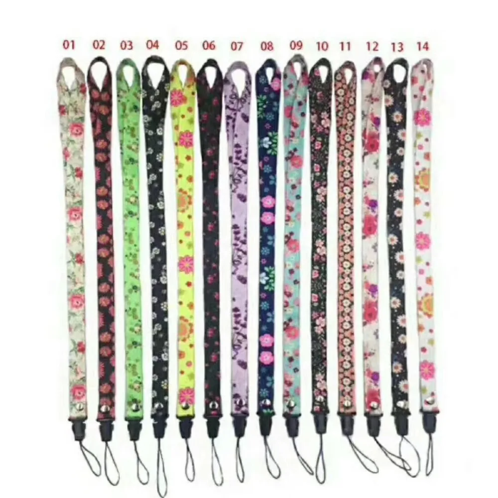 

Keys ID Holders Mobile Phone Neck lanyards Straps For iphone samsung Mobile Phone patterns Strap USB badge holder Hang Rope