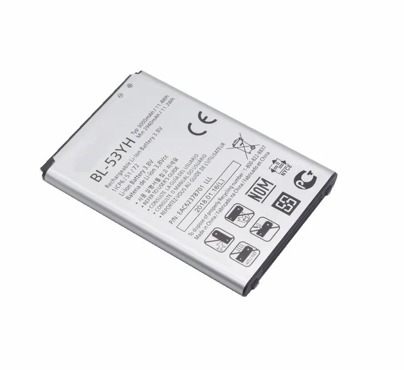 1x3000mAh сменный аккумулятор для LG G3 BL 53YH F400 F400K F460 F470 D830 D850 VS985 D851 D852 D855 D857 D858 D859