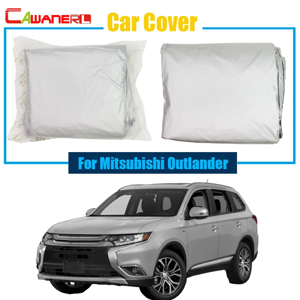

Cawanerl Full Car Cover Sun Shield UV Anti Snow Rain Sun Resistant Protection Cover For Mitsubishi Outlander