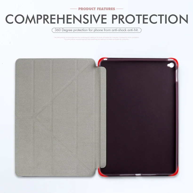 Tablet Case For iPad2018 Pro 10.5 MINI 4 5 1 2 3 Air 2 Cases Flip PU Leather Bumper For IPAD5 6 2 3 4 Covers Fundas