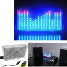 DIY music spectrum display box parts LED colorful music spectrum of 51 single-chip DIY LED audio Kit