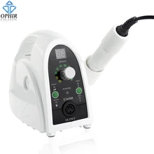 OPHIR 65W Electric Nail Drill Machine 35000RPM Manicure Pedicure Machine Nail File Bits Set Nail Tool Polishing _KD158W