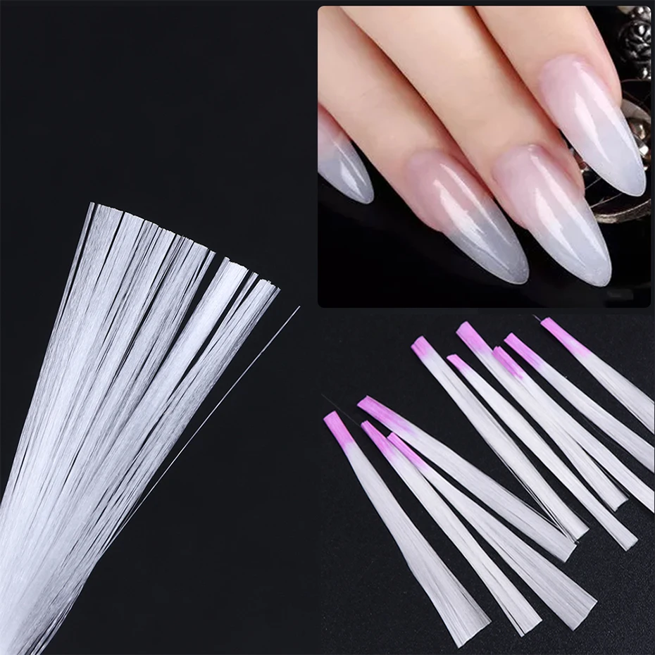 Nail Extension Fiber Silk Fibernails Nail Form Acrylic Tips Gel Glass Fiber Fiberglass Nails Extension Paper Accessory Set LA952 (4)
