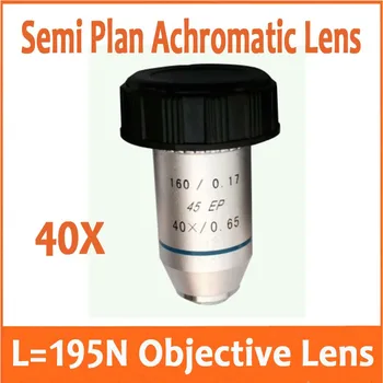 

40X Lab195N Semi Plan Achromatic Objective Lens 160/0.17 Thread Diameter 20.2mm for Medical Biological Microscope Bio-Microscope