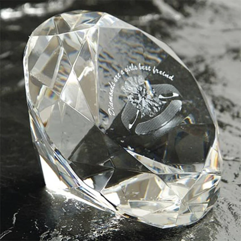 Velký 120mM křišťálový diamantový papírový večírek pro večírky