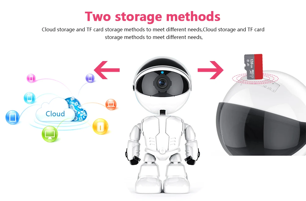 INQMEGA 1080P облачная IP камера робот интеллектуальная камера Wi-Fi робот камера Домашняя безопасность беспроводная CCTV камера