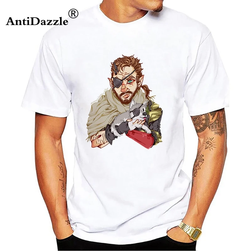 

MGS Metal Gear Solid video game Gaming T Shirts Tees Men Casual Apparel videogames snake plissken big boss japan COOL Tops