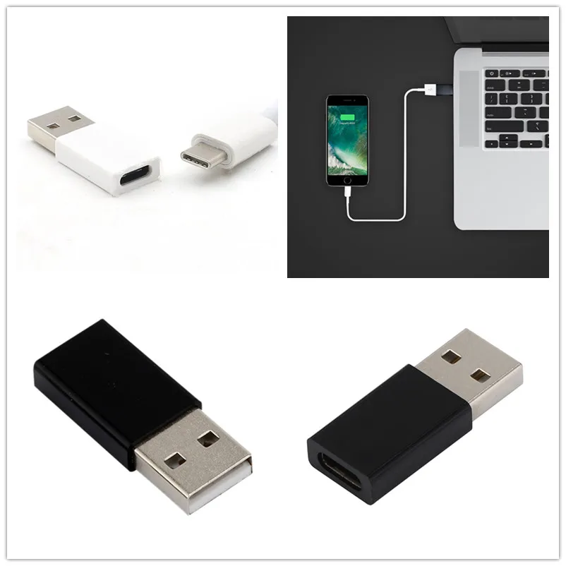 1 шт. USB 3 Type C разъем 0 A позолоченный черный адаптер конвертер для