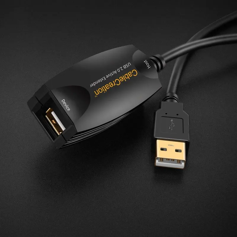 5 м Активный USB 2,0 удлинитель USB A-Male к A-Female кабель повторителя для Oculus Rift принтер сканер клавиатура