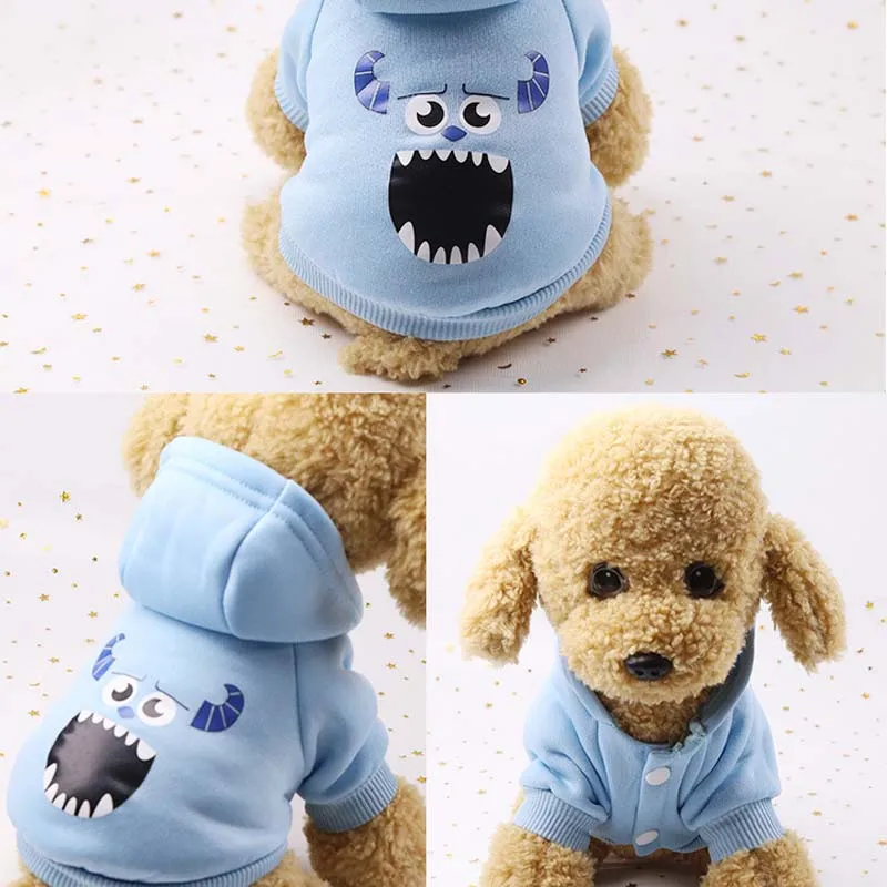 Pet clothes cartoon dog hoodie pet dog clothes dog coat jacket cotton French bulldog clothing dog pet clothing pug Pet clothes cartoon dog hoodie pet dog clothes dog coat jacket cotton French bulldog clothing dog pet clothing pug