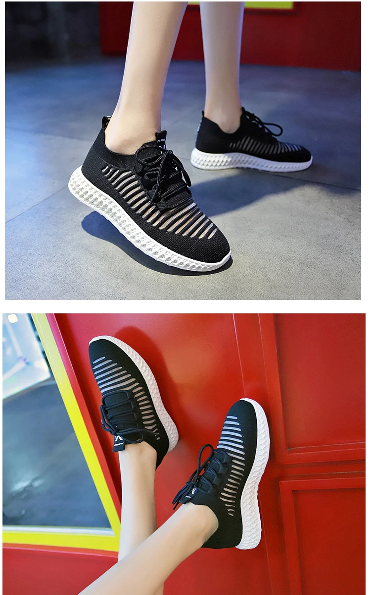 Damyuan/Новинка года; модная классическая обувь; Женская Удобная дышащая повседневная легкая обувь на плоской подошве из некожи; обувь для бега