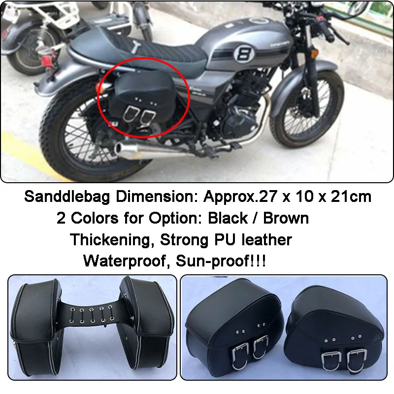 Сумка для мотоцикла Sportster сумка из ПУ кожи боковая инструментов alforjas para