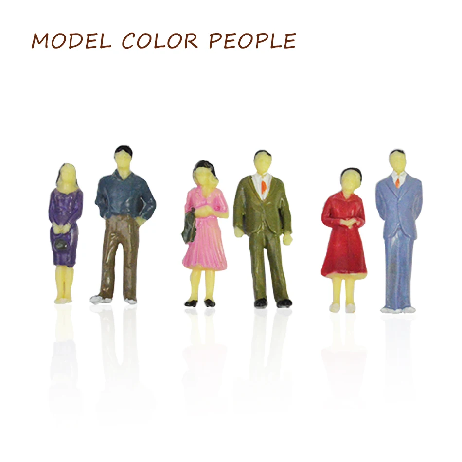 100 шт. масштаб 1:50 поезд для строительства людей|people figures|model trainscale train |