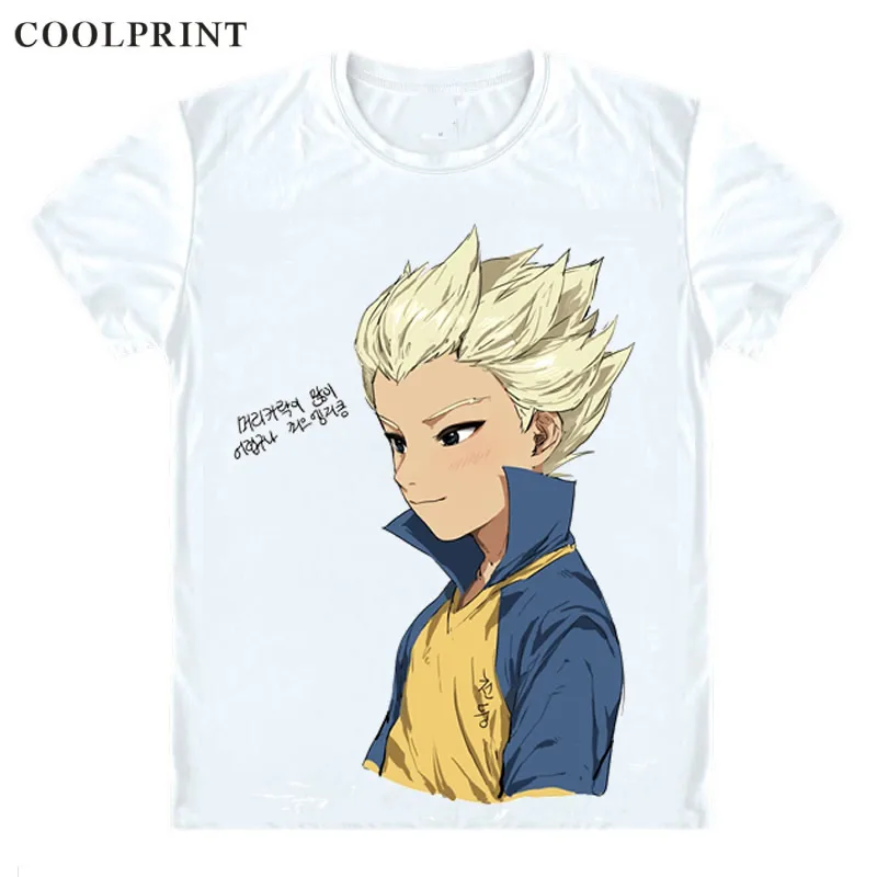 Футболка Coolprint Gouenji Shuuya футболка Inazuma Raimon Eleven Japan мужская повседневная премиум